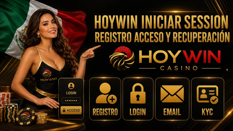 Inicio de sesión Hoywin registro acceso y recuperación